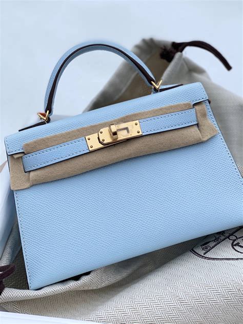 baby blue hermes kelly|hermes mini kelly bag.